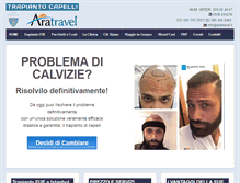 Tablet Screenshot of capelli-trapianto.com